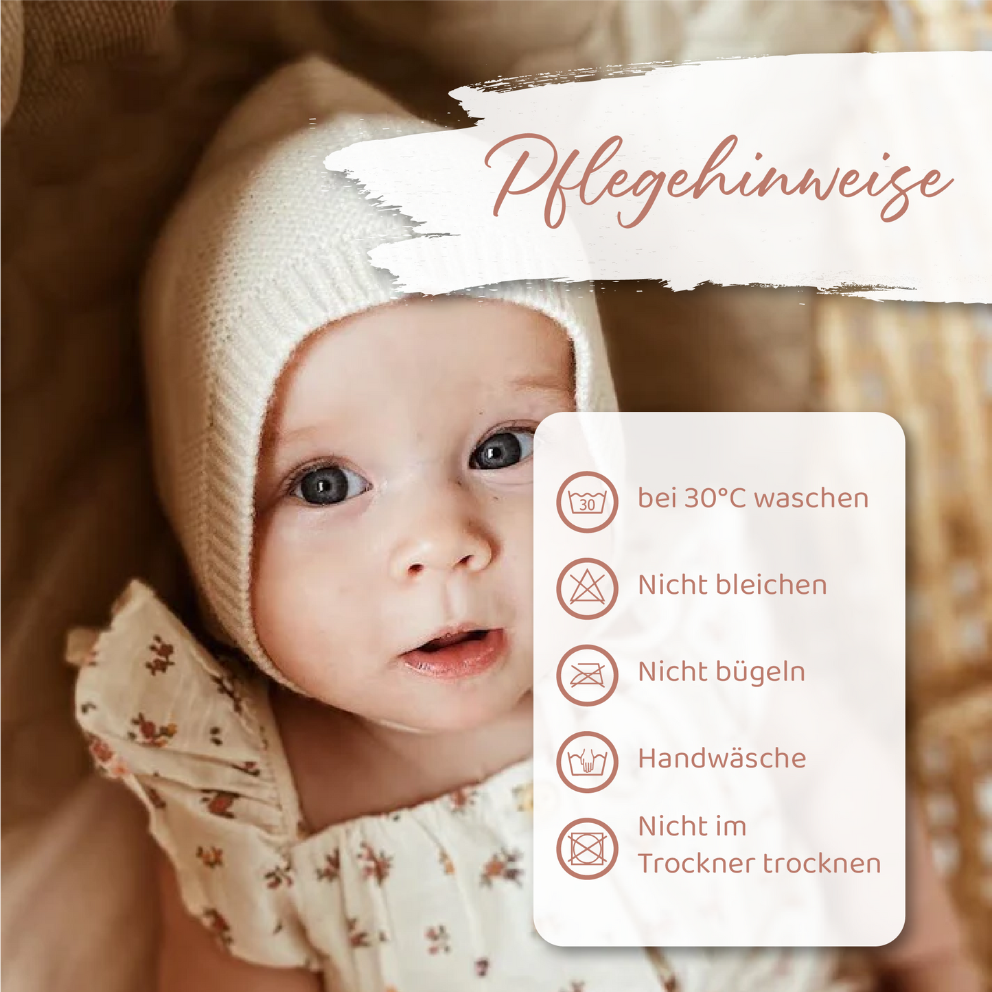 Babymütze aus Merinowolle