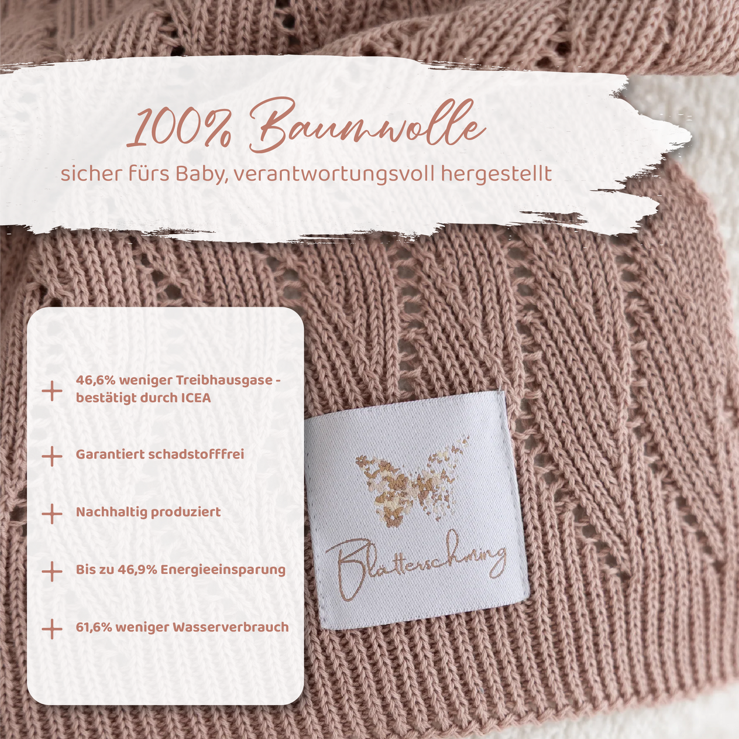 Babydecke Baumwolle