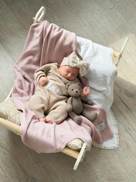 Babydecke aus Merinowolle