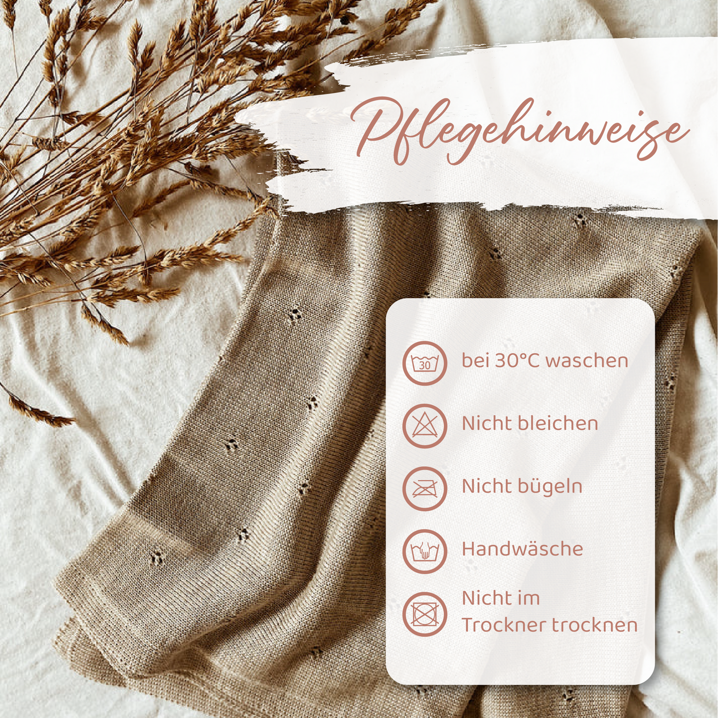 Babydecke aus Merinowolle