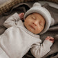 Limitierte Auflage: Babydecke Merino Taupe
