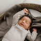 Limitierte Auflage: Babydecke Merino Taupe