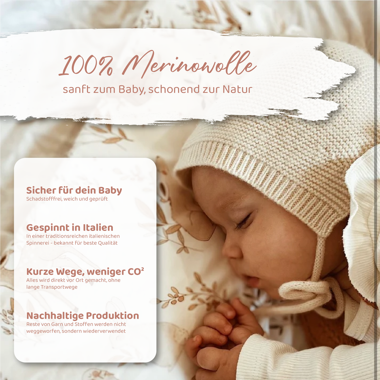 Babymütze aus Merinowolle