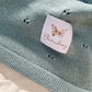 Limitierte Auflage: Babydecke Merino Salbei