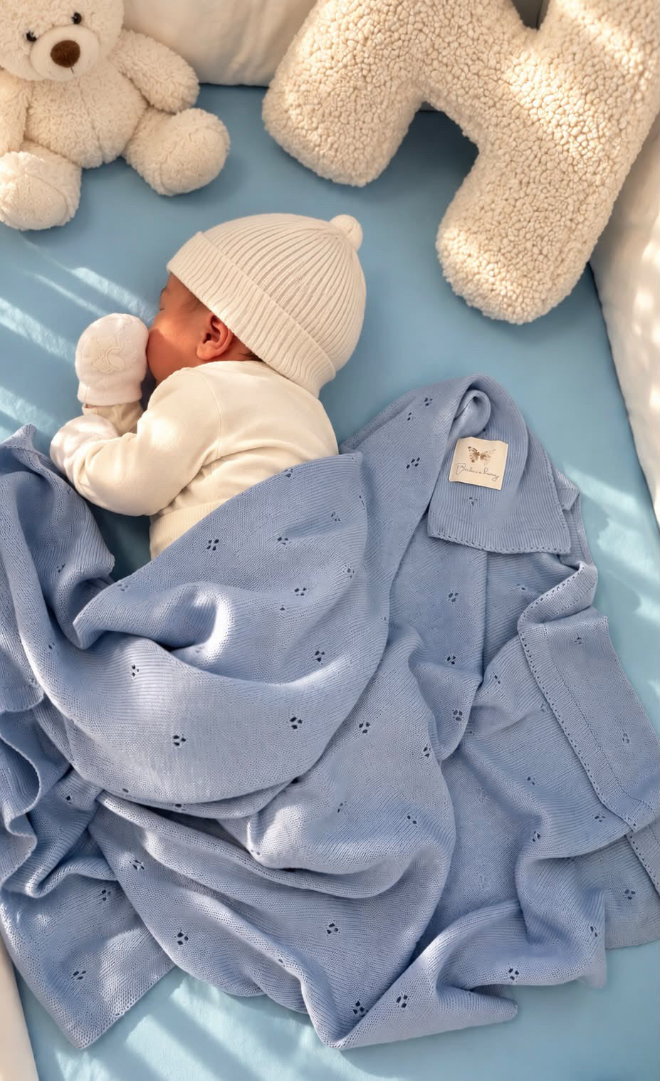 Babydecke aus Merinowolle