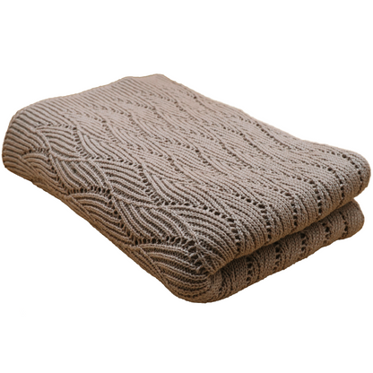 Babydecke aus 50% recycelter Baumwolle