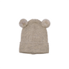 Baby Beanie Mütze Merino mit Teddyohren