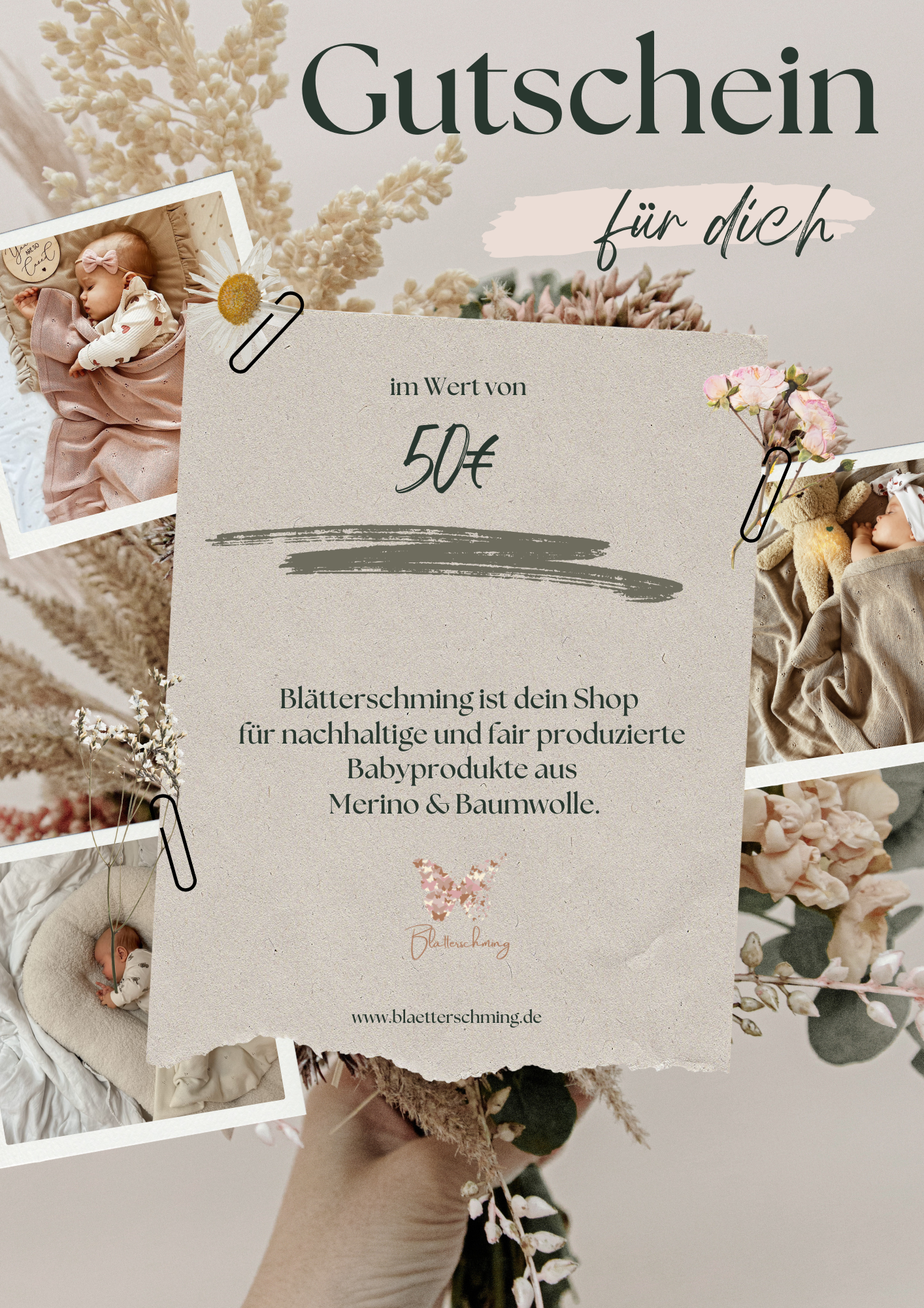 Geschenkgutschein zum Sofort Download