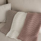 Babydecke Baumwolle 
Sommerdecke Baby 
Babydecke weiß
Kuscheldecke Baby 
Strickdecke Baby
Gestrickte Babydecke 
Blätterschming Babydecke