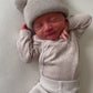 Baby Beanie Mütze Merino mit Teddyohren